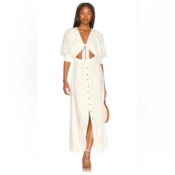 NWT FREE PEOPLE STRING OF HEARTS MAXI - Picture 5 of 11